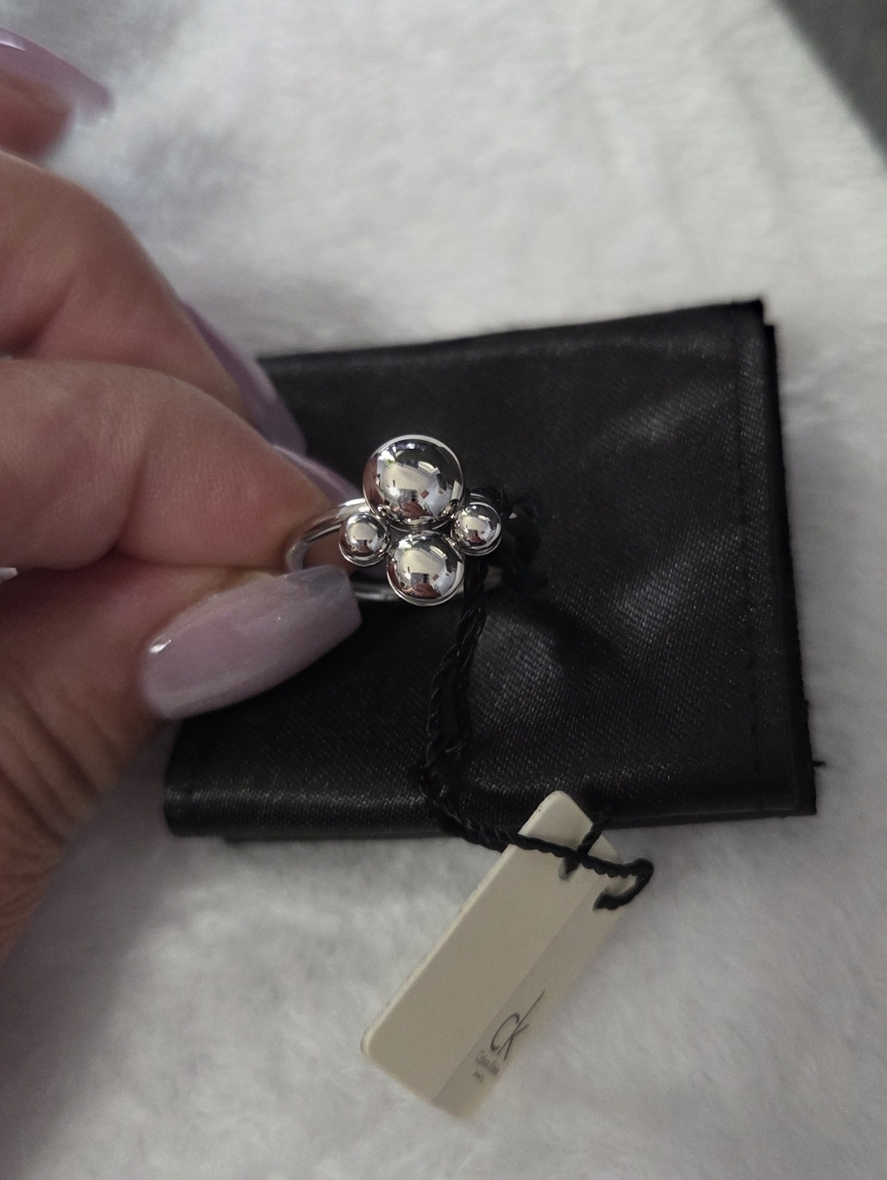Calvin Klein Fidget Ring- NWT, size 8 - Picture 5 of 7